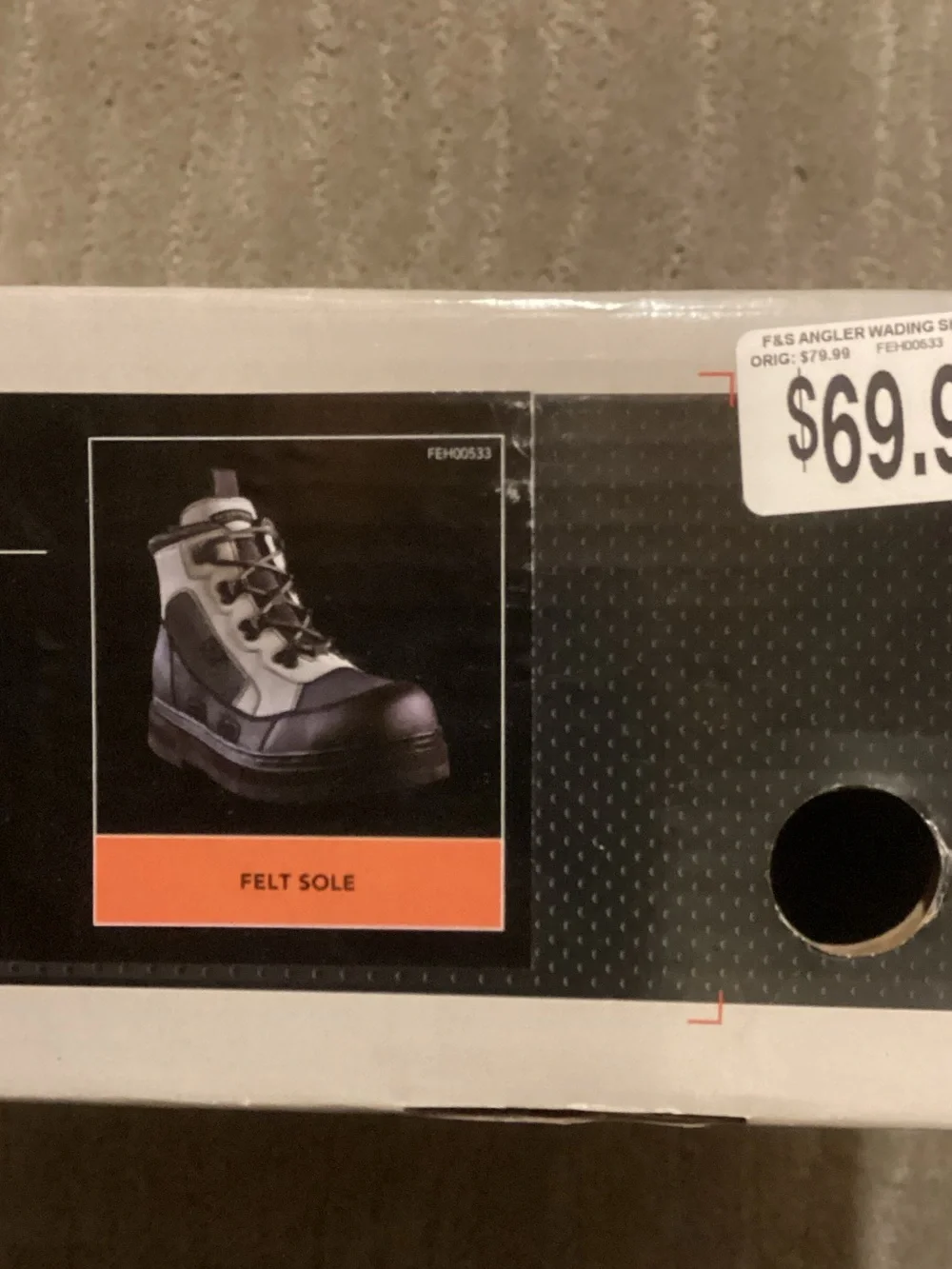 EUC Field & Stream wading Boots Angler Series